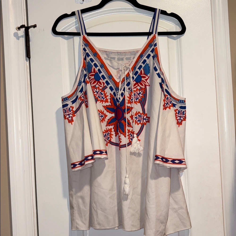 ✨ Boho Cold Shoulder Top ✨
